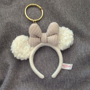 Tokyo Disney Resort Minnie Mouse Headband Keychain